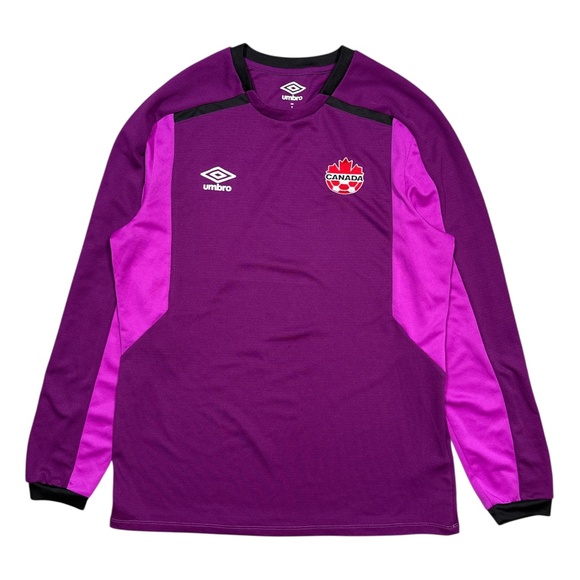 Umbro Canada Soccer Team Goalkeeper Keeper Goal 2018 Alt Jersey Mens M - Picture 1 of 8